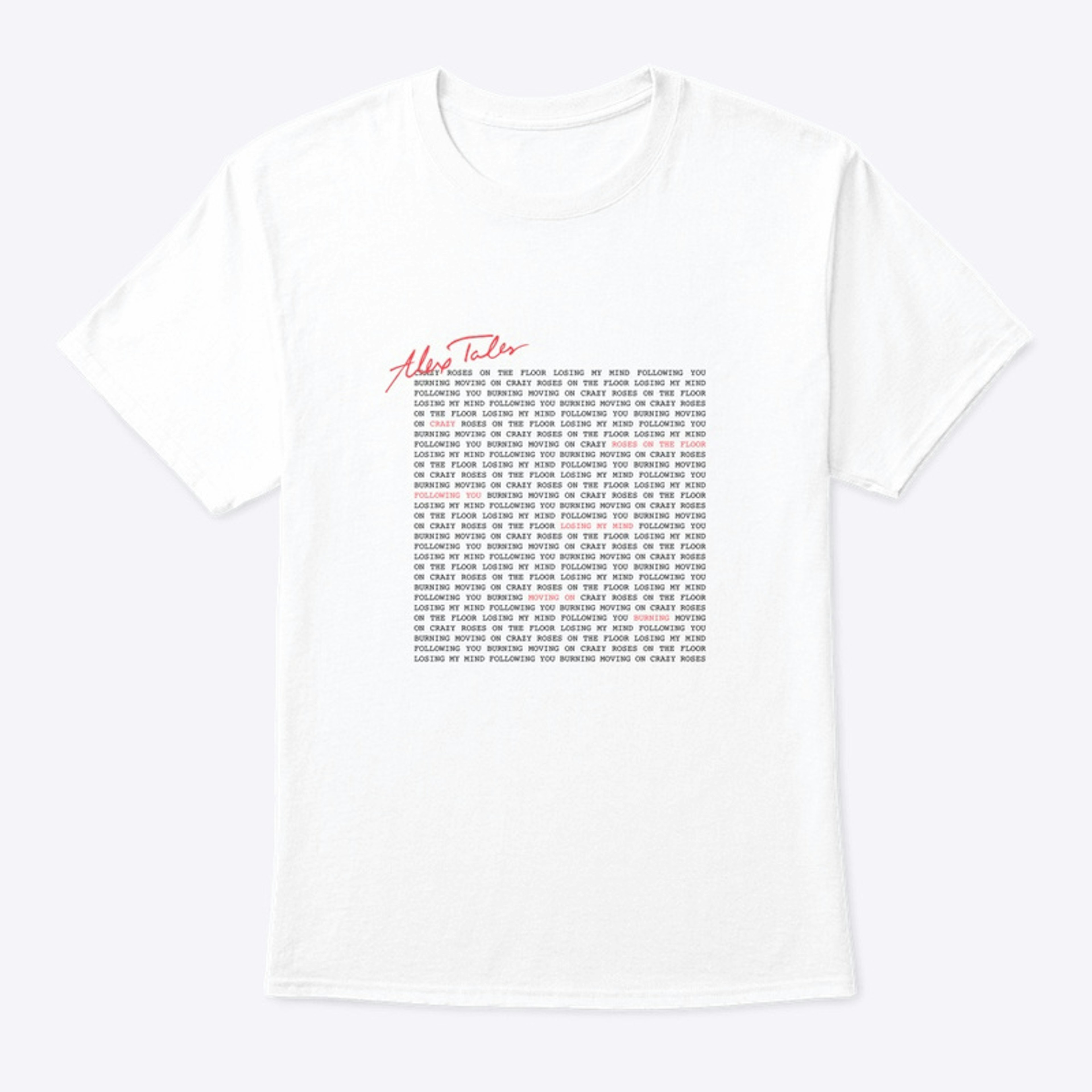 T-Shirt EP Song Titles - Alex Tales